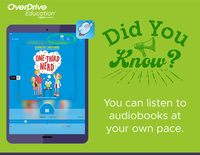 audio books at your own pace on SORA